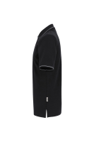 HAKRO Poloshirt Casual, schwarz/silber, M