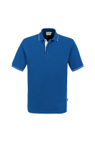 HAKRO Poloshirt Casual, royalblau/weiss, 3XL