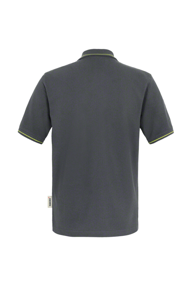HAKRO Poloshirt Casual, anthrazit/kiwi, S