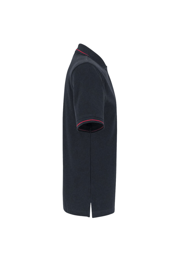 HAKRO Poloshirt Casual, tinte/rot, L