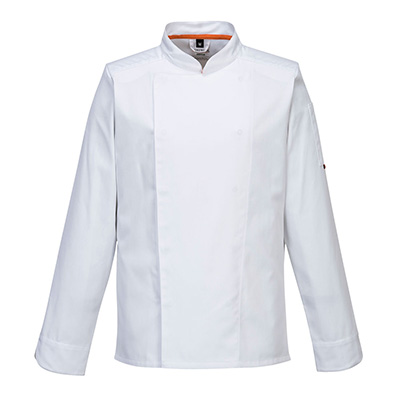 Portwest Kochjacke MeshAir Langarm 838 weiss