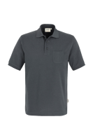 HAKRO Pocket-Poloshirt MIKRALINAR®, anthrazit, 2XL