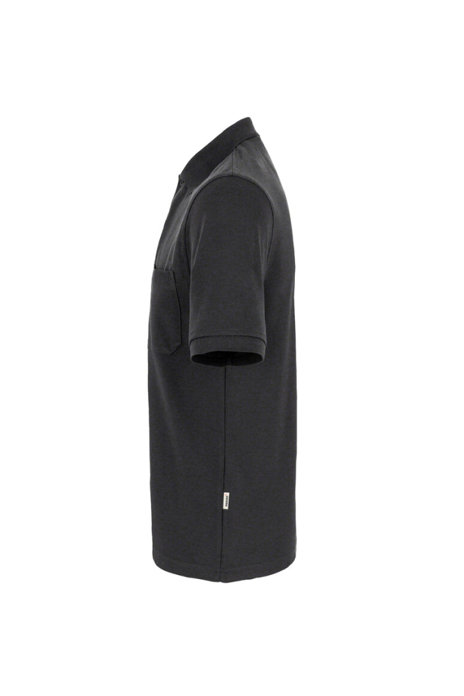 HAKRO Pocket-Poloshirt MIKRALINAR®, karbongrau, XL