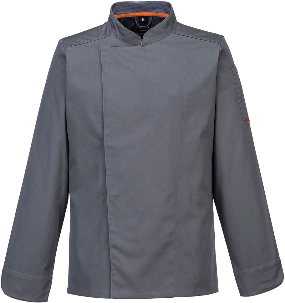 Portwest Kochjacke MeshAir Langarm 838 grau S