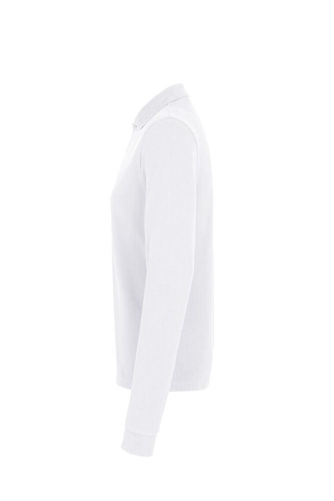 HAKRO Longsleeve-Poloshirt MIKRALINAR®, weiss, S