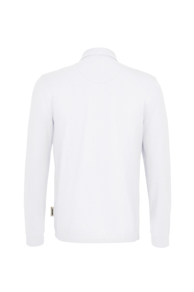 HAKRO Longsleeve-Poloshirt MIKRALINAR®, weiss, S