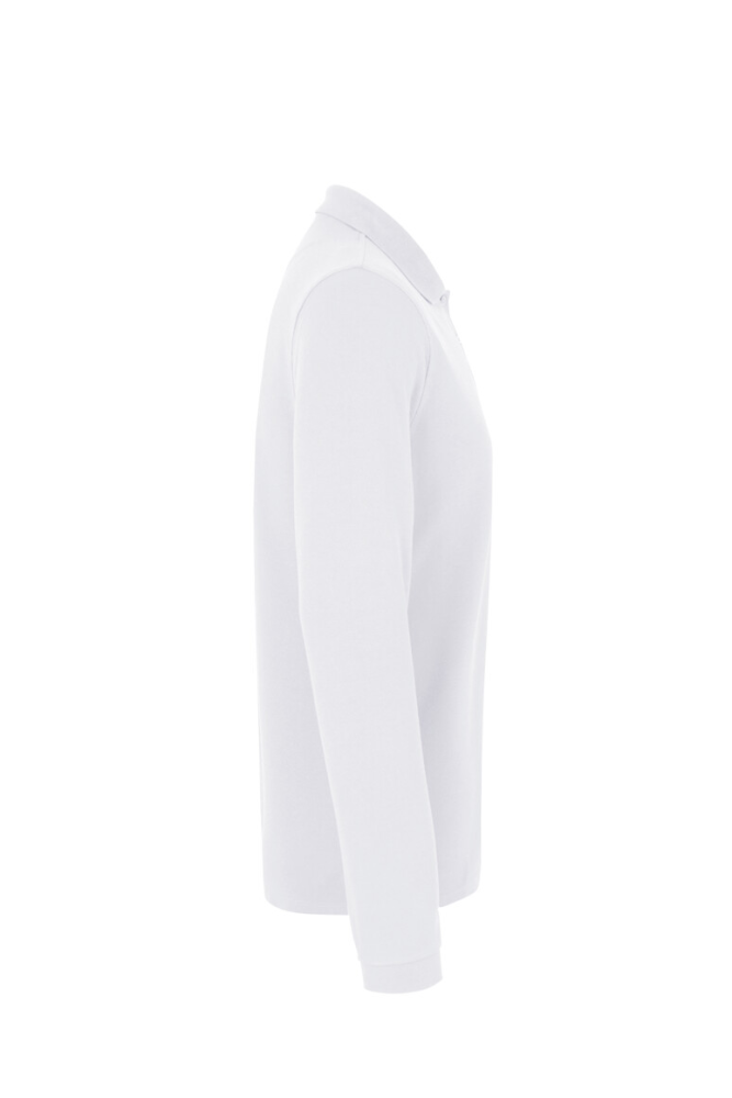 HAKRO Longsleeve-Poloshirt MIKRALINAR®, weiss, S
