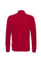 HAKRO Longsleeve-Poloshirt MIKRALINAR®, rot, 5XL