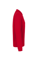 HAKRO Longsleeve-Poloshirt MIKRALINAR®, rot, 5XL