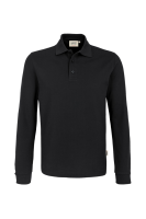 HAKRO Longsleeve-Poloshirt MIKRALINAR®, schwarz, S