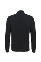 HAKRO Longsleeve-Poloshirt MIKRALINAR®, schwarz, S