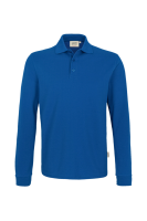 HAKRO Longsleeve-Poloshirt MIKRALINAR®, royalblau, 4XL