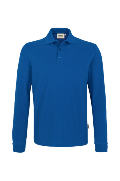HAKRO Longsleeve-Poloshirt MIKRALINAR®, royalblau