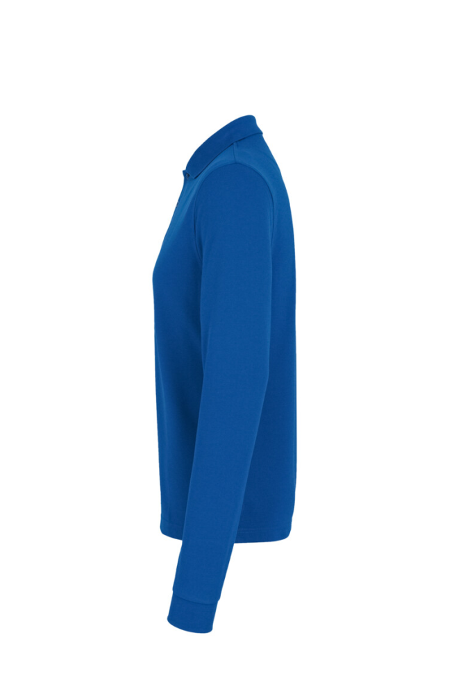 HAKRO Longsleeve-Poloshirt MIKRALINAR®, royalblau, 4XL