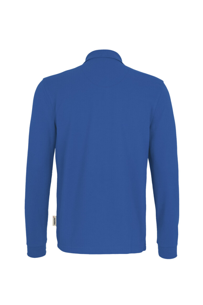 HAKRO Longsleeve-Poloshirt MIKRALINAR®, royalblau, 4XL