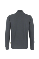 HAKRO Longsleeve-Poloshirt MIKRALINAR®, anthrazit, 2XL