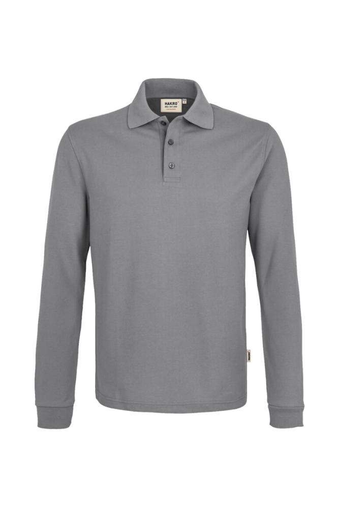 HAKRO Longsleeve-Poloshirt MIKRALINAR®, titan, 5XL
