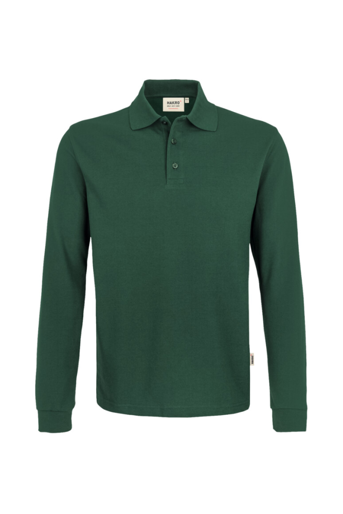 HAKRO Longsleeve-Poloshirt MIKRALINAR®, tanne, M