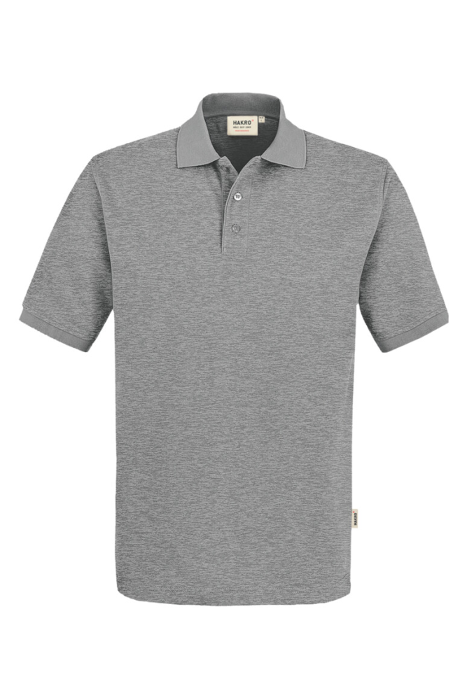 HAKRO Poloshirt MIKRALINAR®, grau meliert, L