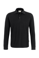 HAKRO Longsleeve-Poloshirt Classic, schwarz