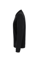 HAKRO Longsleeve-Poloshirt Classic, schwarz