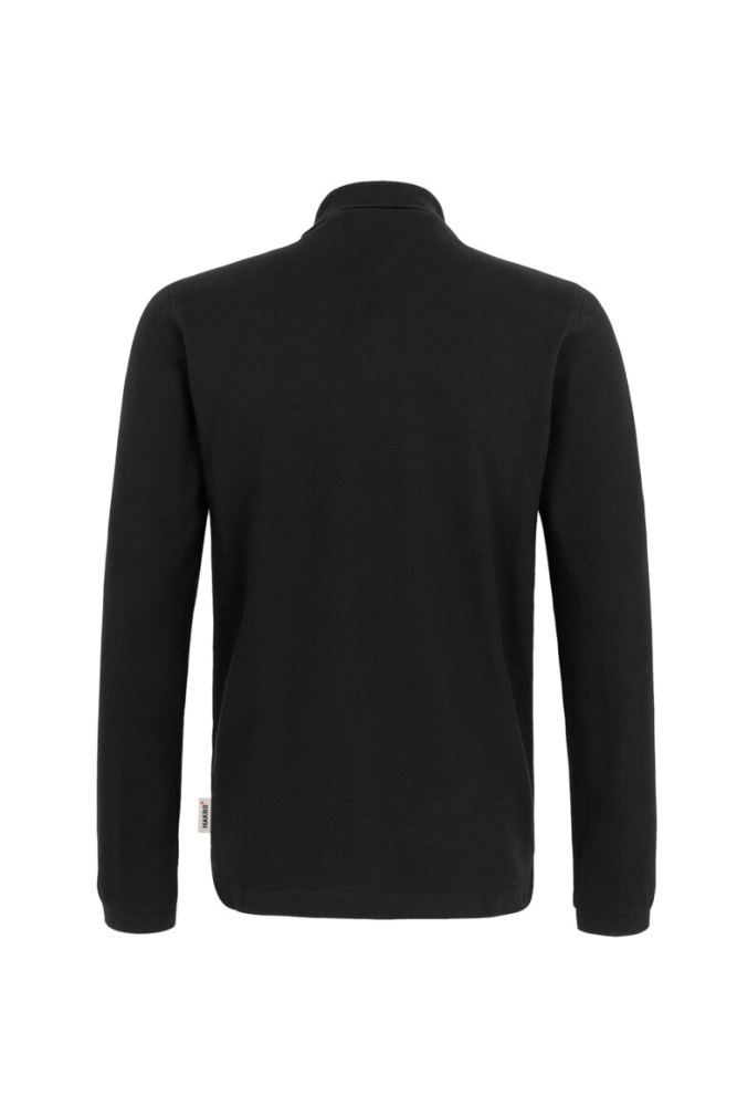 HAKRO Longsleeve-Poloshirt Classic, schwarz