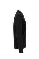 HAKRO Longsleeve-Poloshirt Classic, schwarz