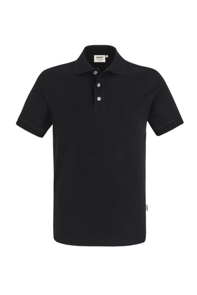 HAKRO Poloshirt Stretch, schwarz