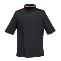 Portwest Kochjacke MeshAir Kurzarm 738 schwarz