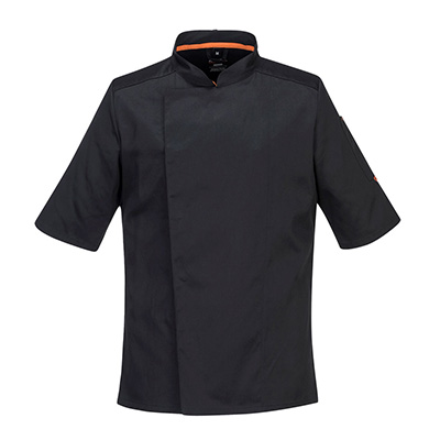 Portwest Kochjacke MeshAir Kurzarm 738 schwarz