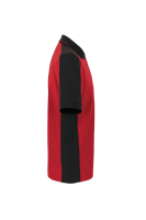 HAKRO Poloshirt Contrast MIKRALINAR®, rot/anthrazit, M