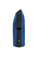 HAKRO Poloshirt Contrast MIKRALINAR®, royalblau/anthrazit, S