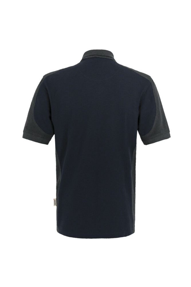 HAKRO Poloshirt Contrast MIKRALINAR®, tinte/anthrazit, M