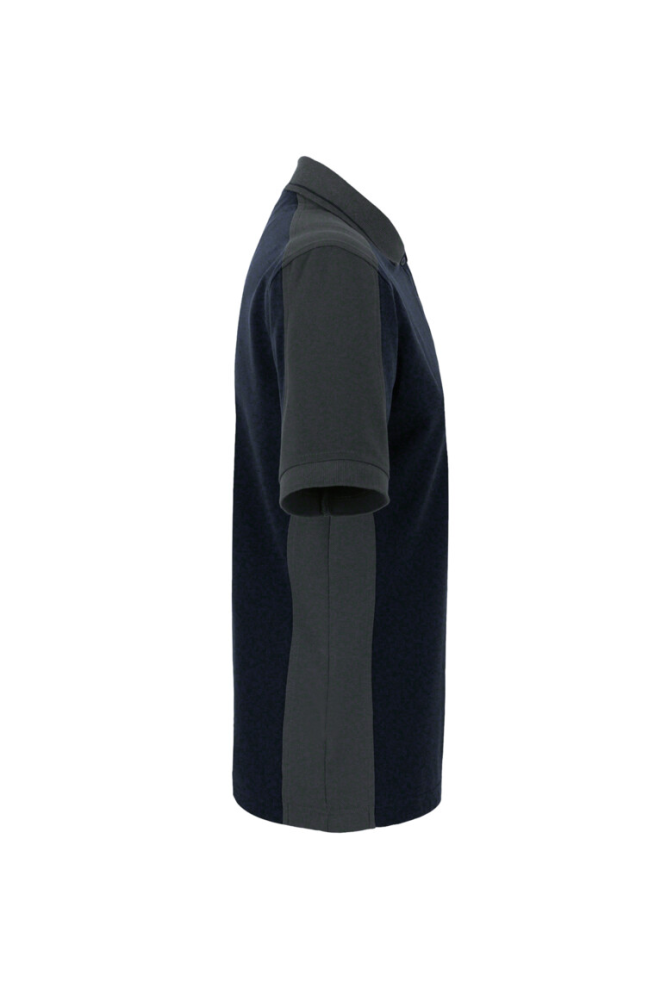 HAKRO Poloshirt Contrast MIKRALINAR®, tinte/anthrazit, M