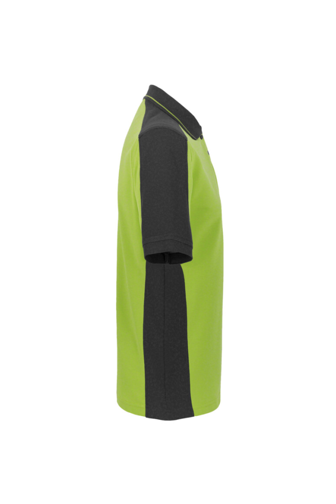 HAKRO Poloshirt Contrast MIKRALINAR®, kiwi/anthrazit, 2XL