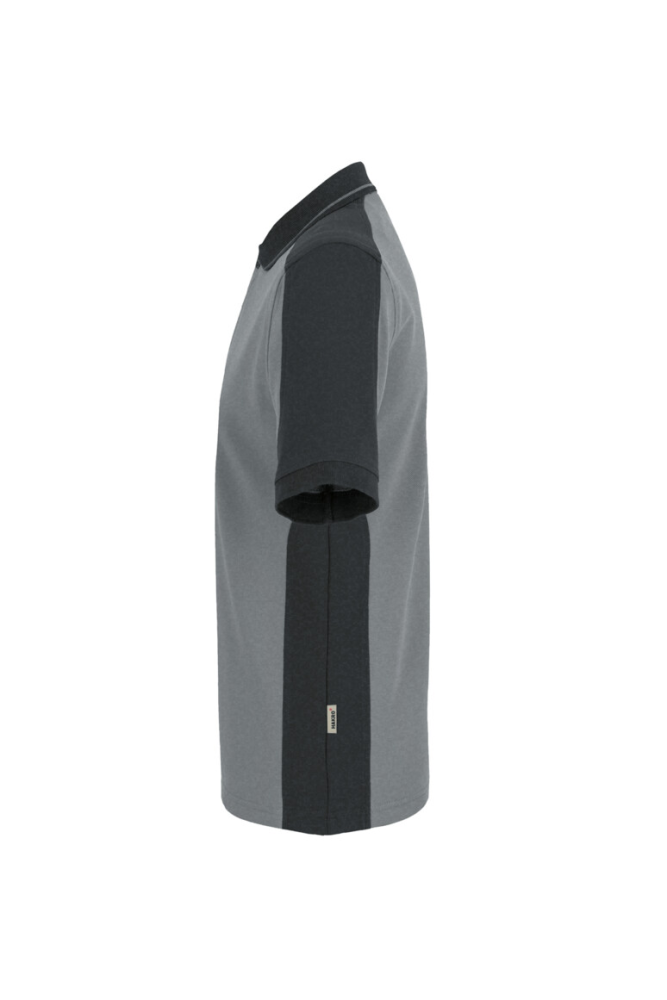 HAKRO Poloshirt Contrast MIKRALINAR®, titan/anthrazit, 3XL