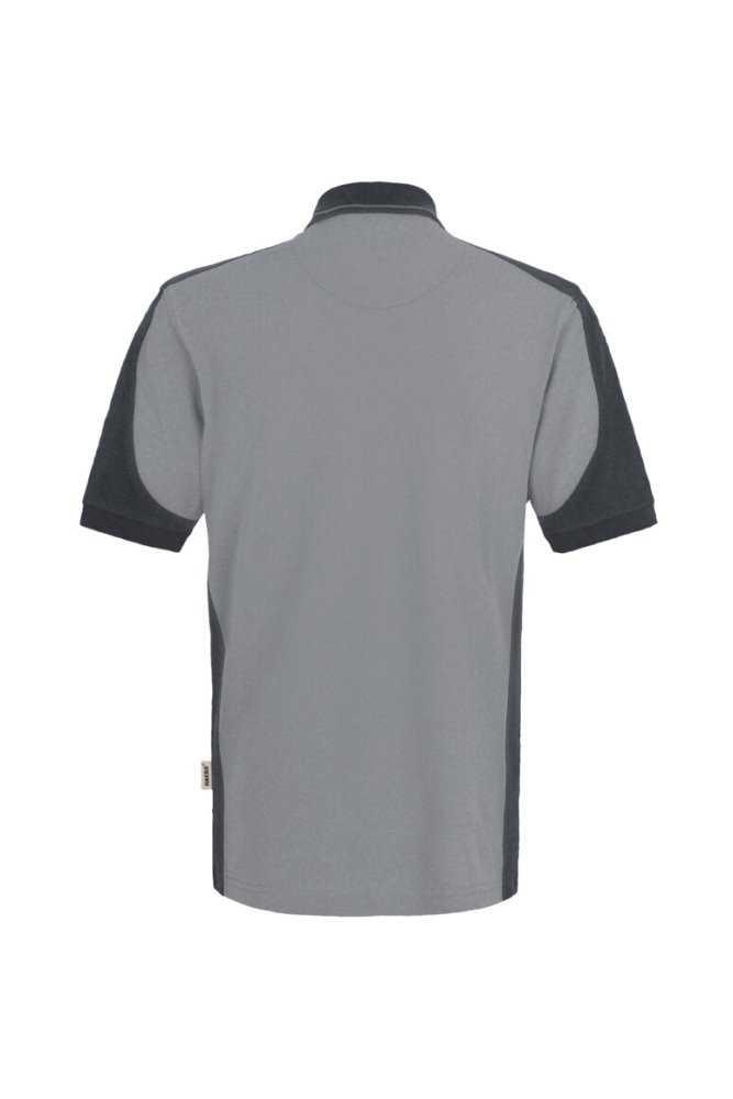 HAKRO Poloshirt Contrast MIKRALINAR®, titan/anthrazit, 3XL