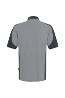 HAKRO Poloshirt Contrast MIKRALINAR®, titan/anthrazit, 3XL