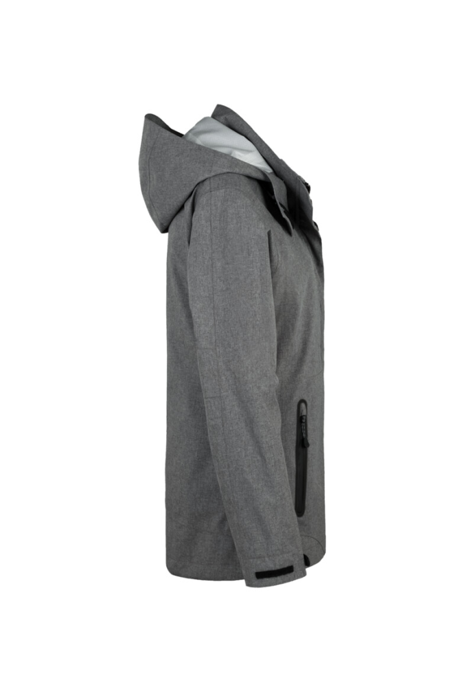 HAKRO Activejacke Houston, dunkelgrau meliert