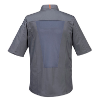 Portwest Kochjacke MeshAir Kurzarm 738 grau