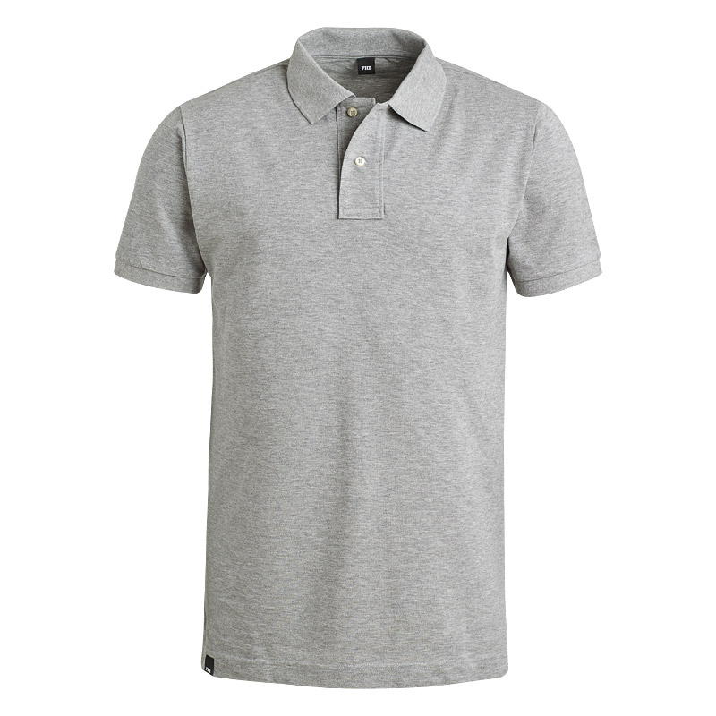 FHB DANIEL Polo-Shirt, grau-meliert, Gr. L