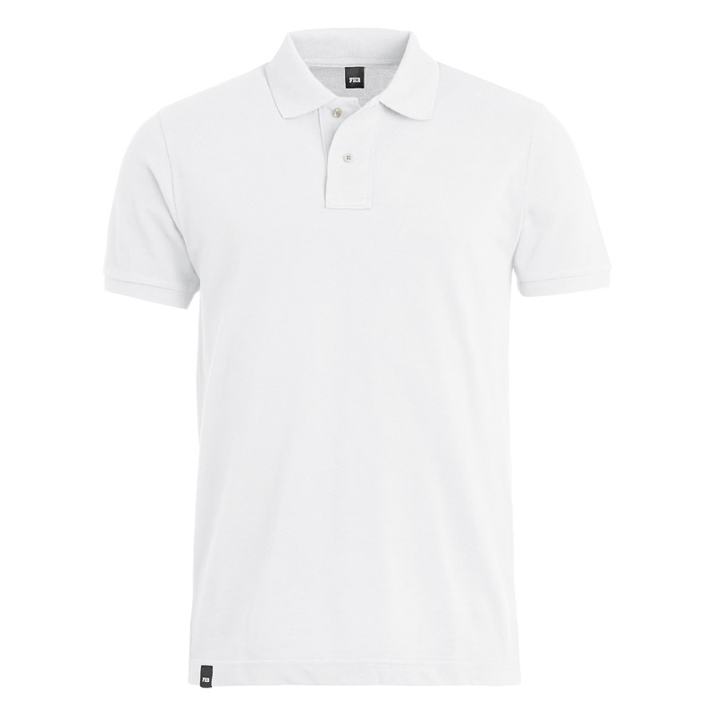 FHB DANIEL Polo-Shirt, weiss, Gr. M