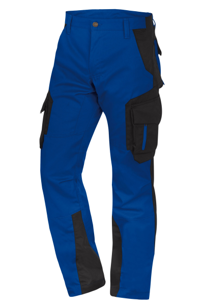 FHB FABIAN Arbeitshose, royalblau-schwarz, Gr.
