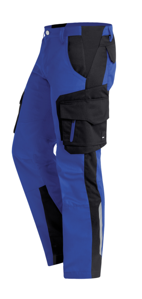 FHB FABIAN Arbeitshose, royalblau-schwarz, Gr.