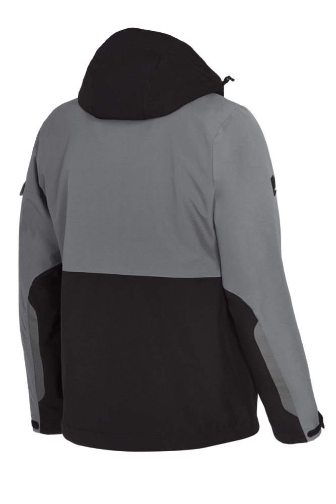 FHB GEORG Arbeitsjacke Primaloft, grau-schwarz, Gr. L