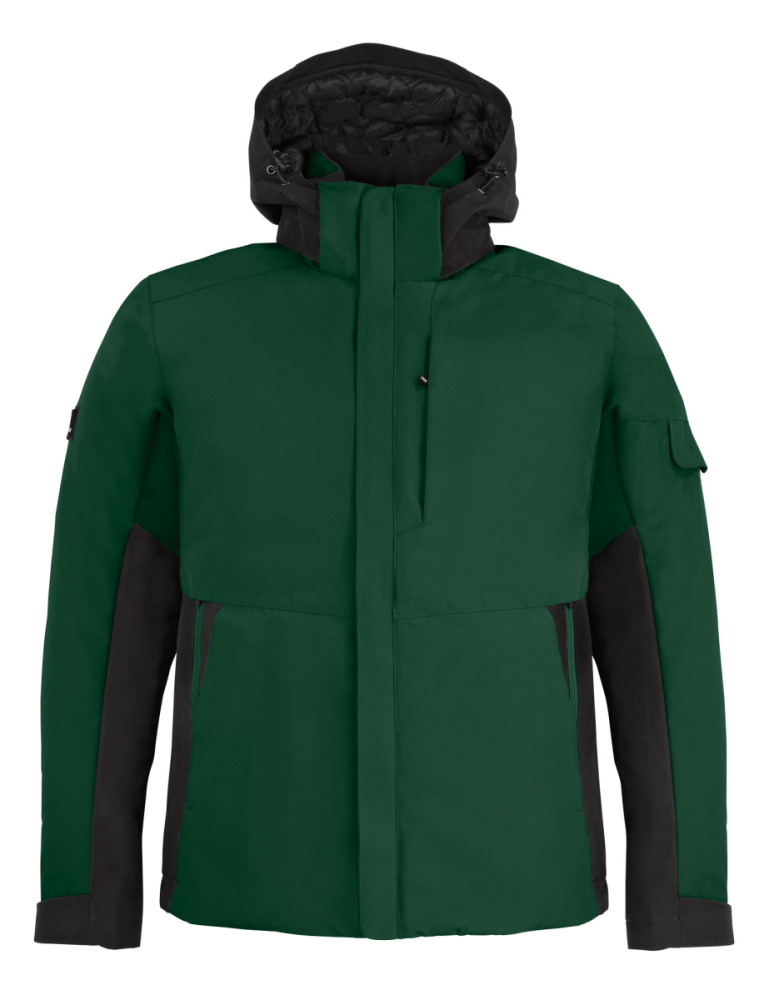 FHB GEORG Arbeitsjacke Primaloft, grün-schwarz, Gr. XL