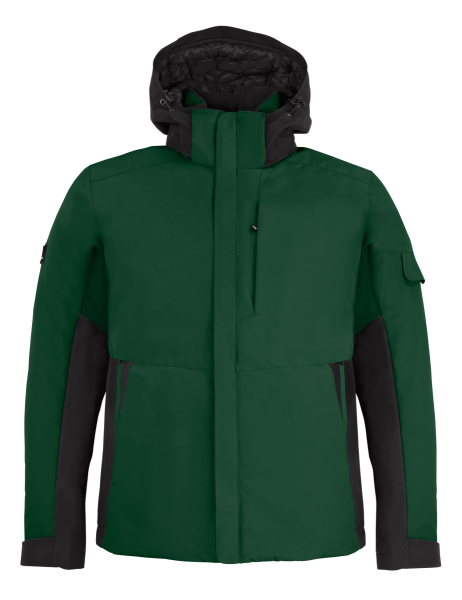 FHB GEORG Arbeitsjacke Primaloft, grün-schwarz