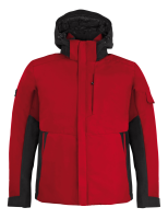 FHB GEORG Arbeitsjacke Primaloft, rot-schwarz, Gr. S