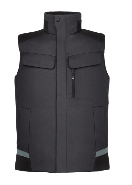 FHB HAUKE Arbeitsweste, anthrazit-schwarz