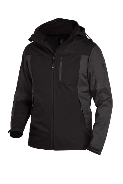 FHB JANNIK Softshelljacke, anthrazit-schwarz, Gr.